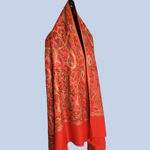 Warm and cozy scarf | evening shoulder wrap, Travel and wedding wrap, Pashmina - Picture 5 of 8